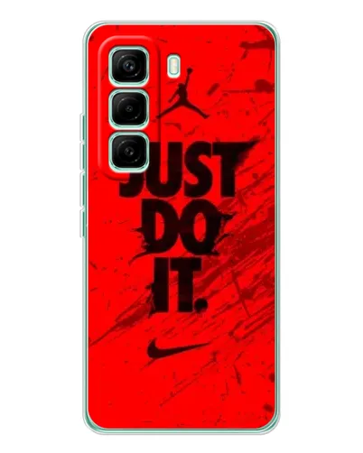 Чехол для Infinix Hot 60 Pro с картинкой «Nike Just Do It»