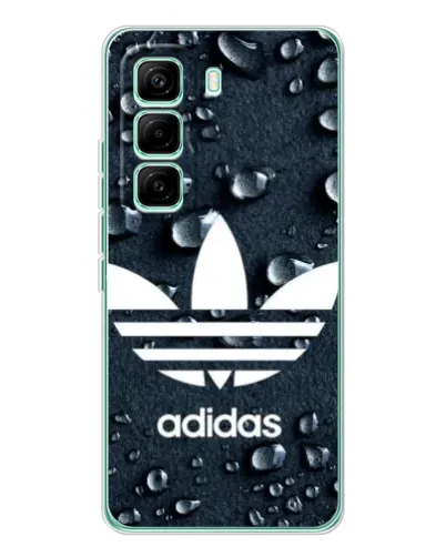 Чехол для Infinix Hot 60 Pro с картинкой «Adidas Trefoil Blue» Чехол для Infinix Hot 60 Pro с картинкой «Adidas Trefoil Blue»