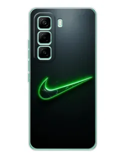 Чохол для Infinix Hot 60 Pro з картинкою «Неоновий контур Nike» Чохол для Infinix Hot 60 Pro з картинкою «Неоновий контур Nike»