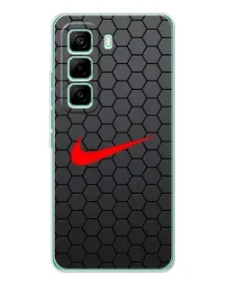 Чохол для Infinix Hot 60 Pro з картинкою «Nike — карбонова сітка» Чохол для Infinix Hot 60 Pro з картинкою «Nike — карбонова сітка»
