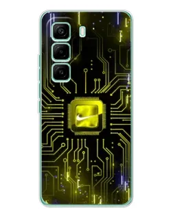 Чохол для Infinix Hot 60 Pro з картинкою «Nike — золота іскра» Чохол для Infinix Hot 60 Pro з картинкою «Nike — золота іскра»