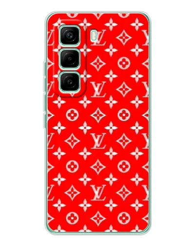 Чехол для Infinix Hot 60 Pro с картинкой «Яркий паттерн LV»