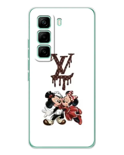 Чехол для Infinix Hot 60 Pro с картинкой «LV и Микки Маус»