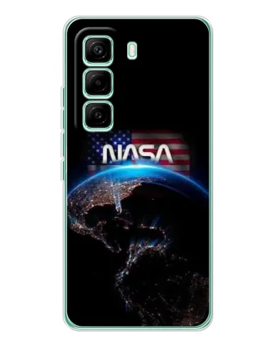 Чехол для Infinix Hot 60 Pro с картинкой «Земля из космоса NASA»