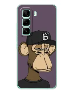 Чехол для Infinix Hot 60 Pro с картинкой «Bored Ape в кепке» Чехол для Infinix Hot 60 Pro с картинкой «Bored Ape в кепке»