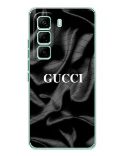 Чехол для Infinix Hot 60 Pro с картинкой «Gucci — шелковые волны» Чехол для Infinix Hot 60 Pro с картинкой «Gucci — шелковые волны»