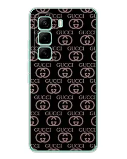 Чехол для Infinix Hot 60 Pro с картинкой «Классическая монограмма Gucci» Чехол для Infinix Hot 60 Pro с картинкой «Классическая монограмма Gucci»