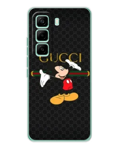 Чехол для Infinix Hot 60 Pro с картинкой «Микки Маус Gucci»