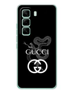 Чехол для Infinix Hot 60 Pro с картинкой «Gucci — серебряная змея» Чехол для Infinix Hot 60 Pro с картинкой «Gucci — серебряная змея»