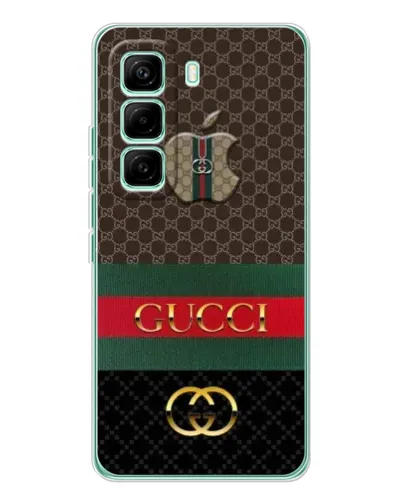 Чехол для Infinix Hot 60 Pro с картинкой «Gucci — брендированный десерт»