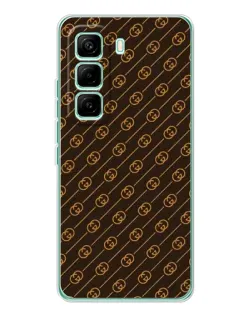 Чехол для Infinix Hot 60 Pro с картинкой «Gucci — золотые диагонали» Чехол для Infinix Hot 60 Pro с картинкой «Gucci — золотые диагонали»