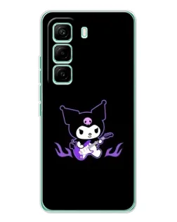 Чехол для Infinix Hot 60 Pro с картинкой «Электрическая Kuromi»