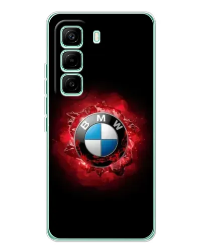 Чехол для Infinix Hot 60 Pro с картинкой «Логотип BMW — вспышка»