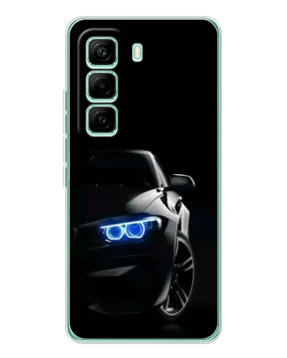 Чехол для Infinix Hot 60 Pro с картинкой «BMW — ночной взгляд» Чехол для Infinix Hot 60 Pro с картинкой «BMW — ночной взгляд»