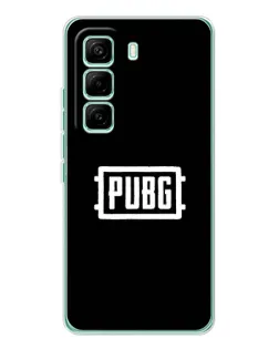 Чехол для Infinix Hot 60 Pro с картинкой «Лого BMW — металлический блеск»