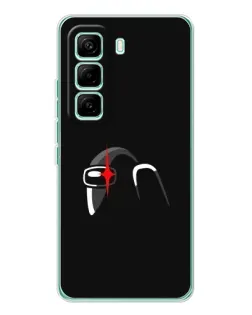 Чехол для Infinix Hot 60 Pro с картинкой «Among Us шлем»