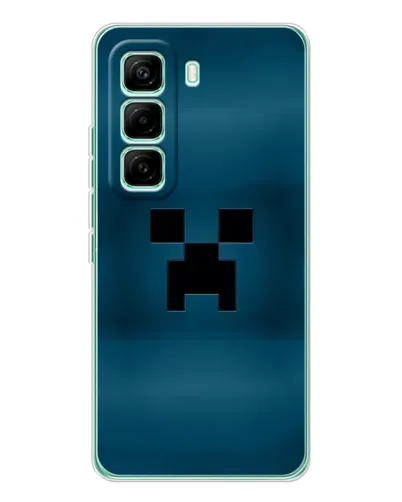 Чехол для Infinix Hot 60 Pro с картинкой «Крипер текстура»