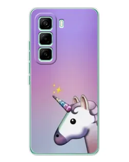 Чехол для Infinix Hot 60 Pro с картинкой «Единорог градиент»