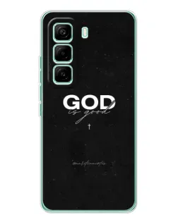 Чехол для Infinix Hot 60 Pro с картинкой «GOD — Бог над всем»