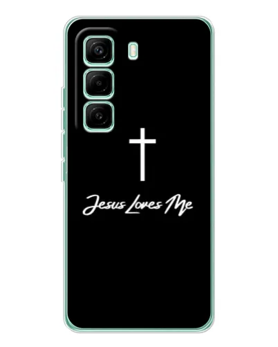 Чехол для Infinix Hot 60 Pro с картинкой «Иисус любит тебя» Чехол для Infinix Hot 60 Pro с картинкой «Иисус любит тебя»