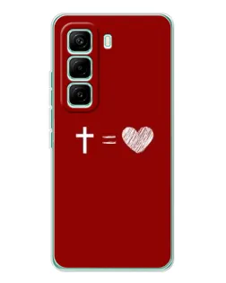 Чехол для Infinix Hot 60 Pro с картинкой «Уравнение любви»
