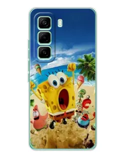 Чехол для Infinix Hot 60 Pro с картинкой «Развлечения на пляже»
