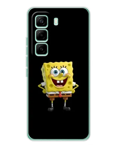 Чехол для Infinix Hot 60 Pro с картинкой «Классический Губка Боб»