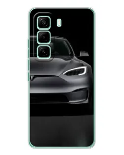 Чехол для Infinix Hot 60 Pro с картинкой «Tesla Model S Look»