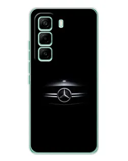 Чехол для Infinix Hot 60 Pro с картинкой «Mercedes — абстрактные линии»