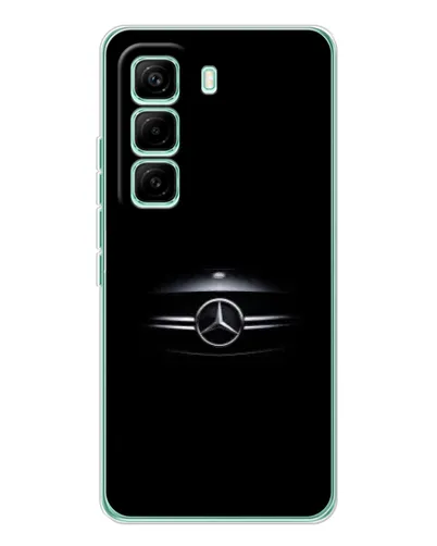 Чехол для Infinix Hot 60 Pro с картинкой «Mercedes — абстрактные линии»