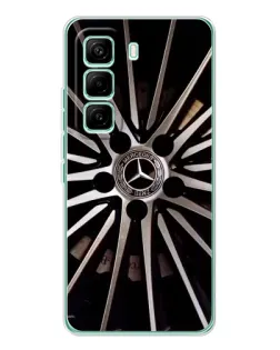 Чехол для Infinix Hot 60 Pro с картинкой «Диск Mercedes»
