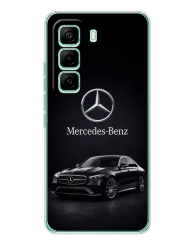Чехол для Infinix Hot 60 Pro с картинкой «Mercedes — решетка радиатора»