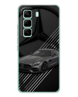 Чехол для Infinix Hot 60 Pro с картинкой «Mercedes AMG — графика»