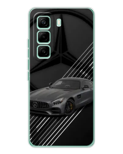 Чехол для Infinix Hot 60 Pro с картинкой «Mercedes AMG — графика»