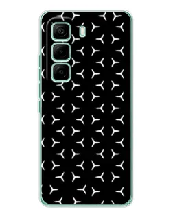 Чехол для Infinix Hot 60 Pro с картинкой «Mercedes паттерн звезд» Чехол для Infinix Hot 60 Pro с картинкой «Mercedes паттерн звезд»