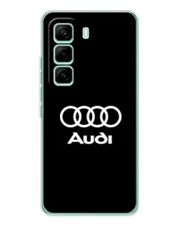 Чехол для Infinix Hot 60 Pro с картинкой «Классическое лого Audi»