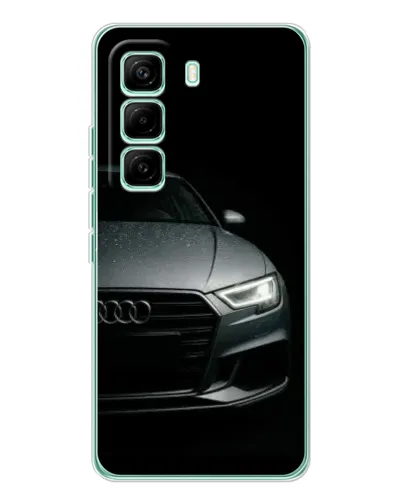 Чехол для Infinix Hot 60 Pro с картинкой «Audi — детализация кузова» Чехол для Infinix Hot 60 Pro с картинкой «Audi — детализация кузова»