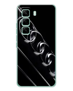 Чехол для Infinix Hot 60 Pro с картинкой «Audi — абстрактные кольца»