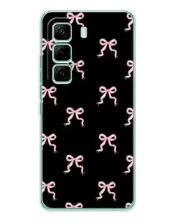 Чехол для Infinix Hot 60 Pro с картинкой «Бант-цветок»