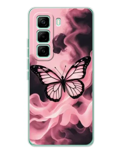 Чехол для Infinix Hot 60 Pro с картинкой «Бабочка в дыму» Чехол для Infinix Hot 60 Pro с картинкой «Бабочка в дыму»