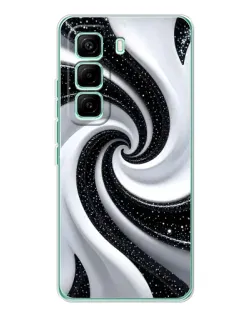 Чехол для Infinix Hot 60 Pro с картинкой «Черно-белая спираль» Чехол для Infinix Hot 60 Pro с картинкой «Черно-белая спираль»
