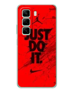 Чехол для Infinix Hot 60 с картинкой «Nike Just Do It»