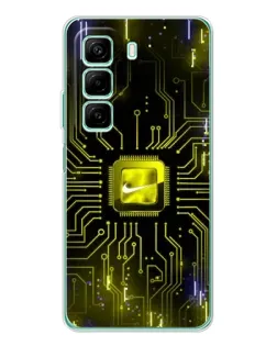 Чехол для Infinix Hot 60 с картинкой «Nike — золотая искра» Чехол для Infinix Hot 60 с картинкой «Nike — золотая искра»