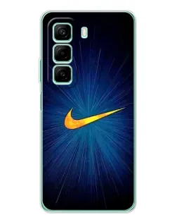 Чехол для Infinix Hot 60 с картинкой «Синий пульс Nike» Чехол для Infinix Hot 60 с картинкой «Синий пульс Nike»