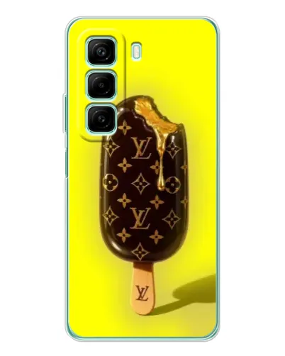 Чехол для Infinix Hot 60 с картинкой «Мороженое от LV»