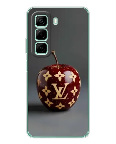 Чехол для Infinix Hot 60 с картинкой «Красное яблоко LV»