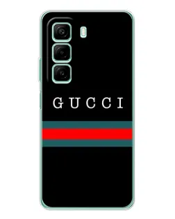 Чехол для Infinix Hot 60 с картинкой «Gucci — красный пояс»