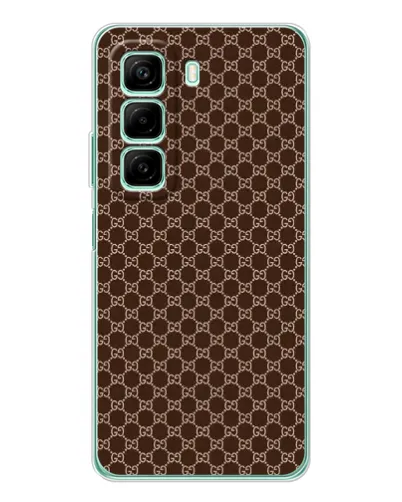 Чехол для Infinix Hot 60 с картинкой «Gucci — шоколадная сетка» Чехол для Infinix Hot 60 с картинкой «Gucci — шоколадная сетка»