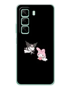 Чехол для Infinix Hot 60 с картинкой «My Melody и Kuromi»