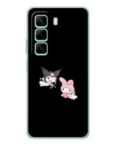 Чехол для Infinix Hot 60 с картинкой «My Melody и Kuromi»